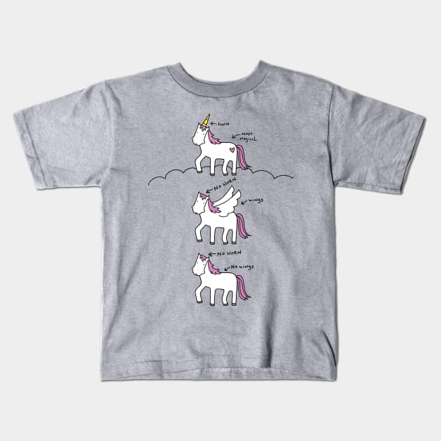 Mystical Pony Genus Kids T-Shirt by unicornlove